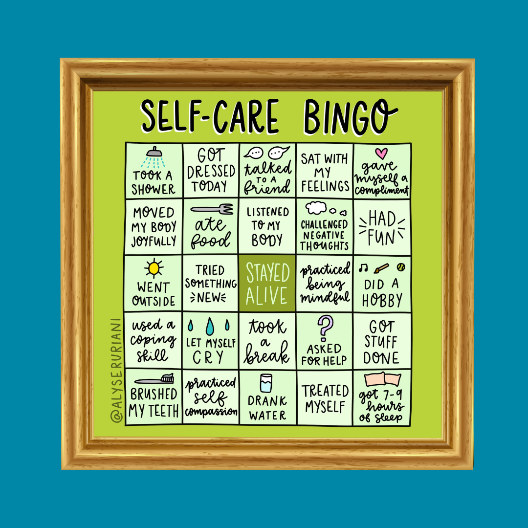 Self Care Bingo Print