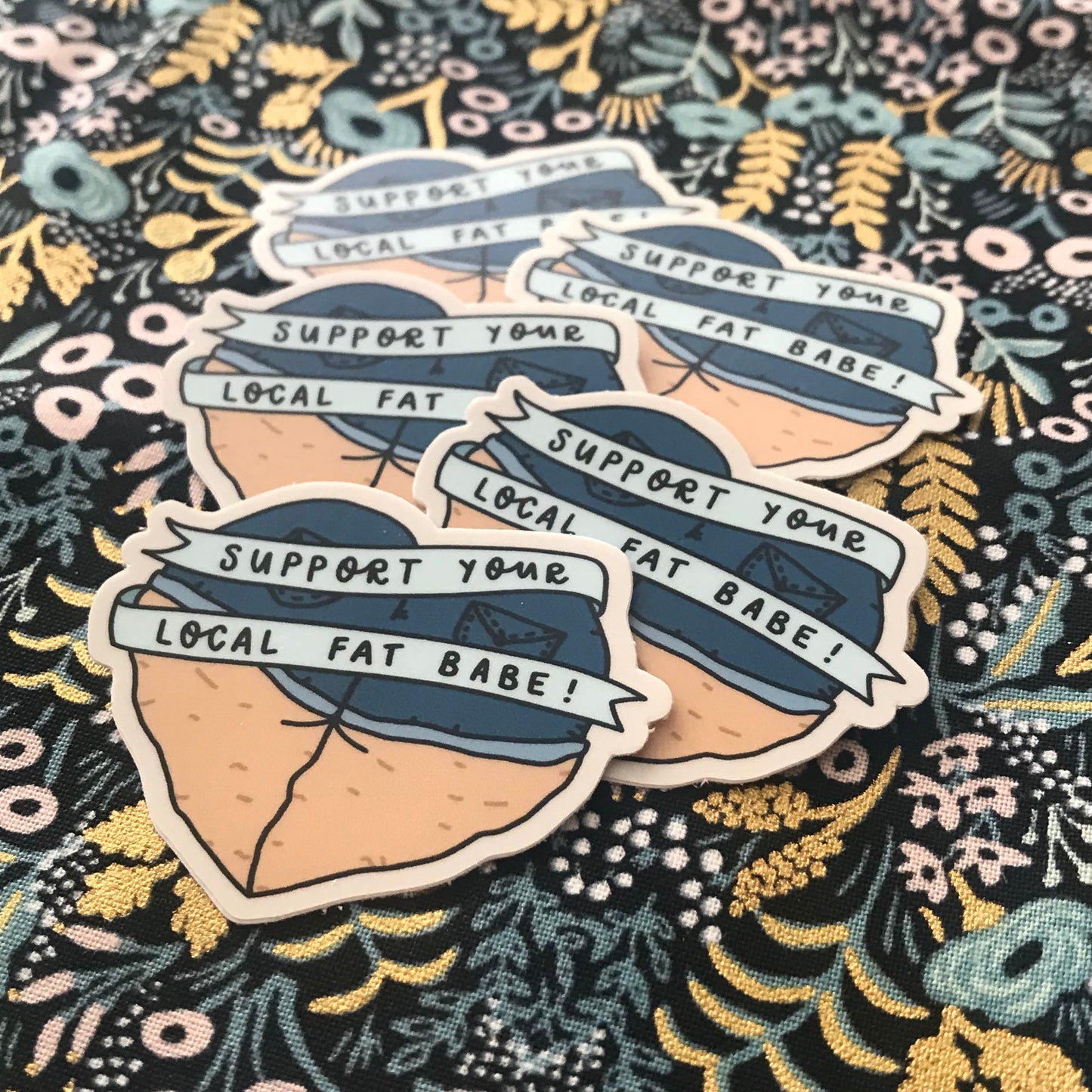 Support Your Local Fat Babe Sticker